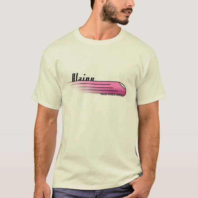 Camiseta Monorrail del Transporte-Mundo de Blaine (Anverso)