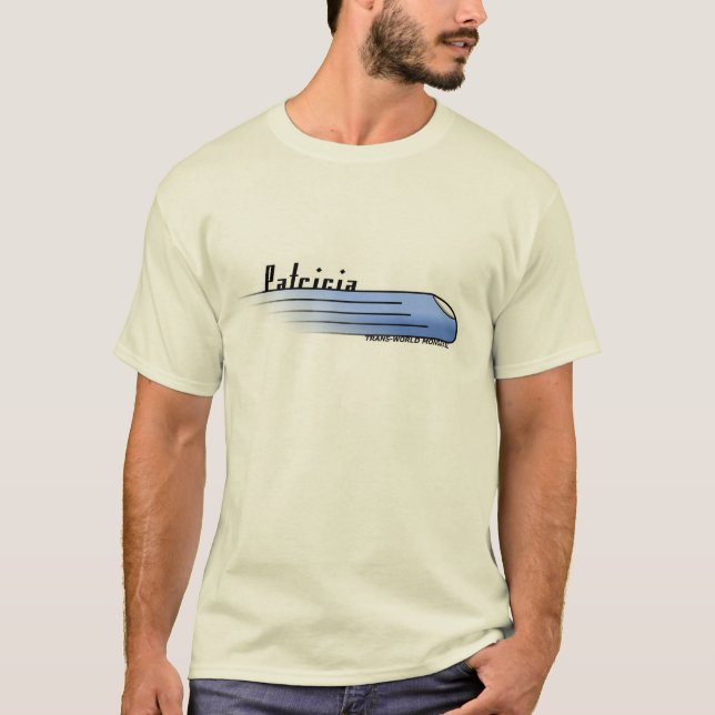 Camiseta Monorrail del Transporte-Mundo de Patricia (Anverso)