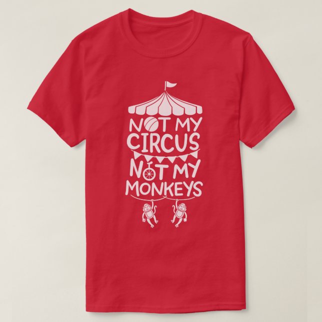 Camiseta Monos circus (Diseño del anverso)