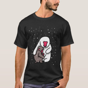 Camiseta Monos De Nieve En El Ape De Japón
