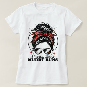 Camiseta Moños Desordenados y Carreras Todoterreno de Corri