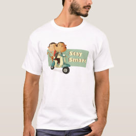 Camiseta Monos elegantes de la vespa de la estancia