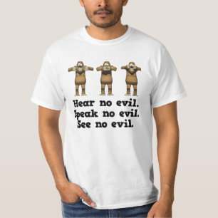 Camiseta Monos Hear No Evil