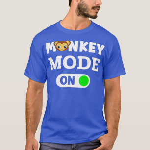 Camiseta Monos Modo de mono animal activado