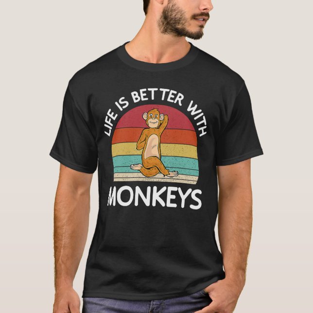 Camiseta Monos Monkey Animal (Anverso)