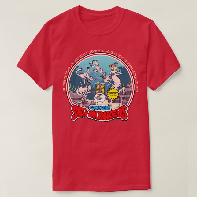 Camiseta Monos supermarinos (Diseño del anverso)
