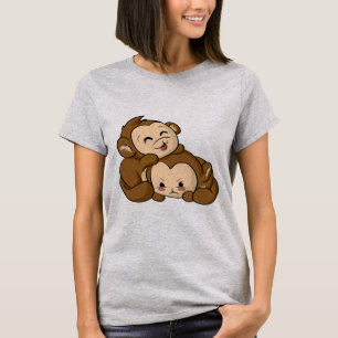 Camiseta ¡Monos tontos!