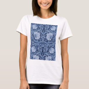 Camiseta Monotona azul impernel. William Morris