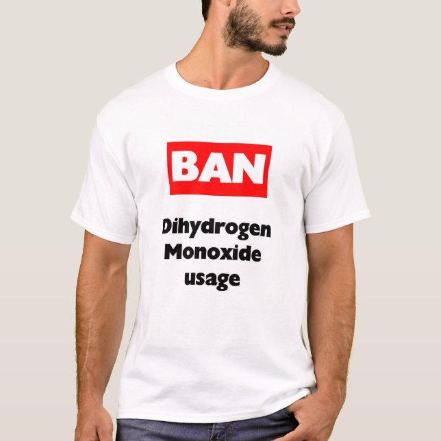 Camiseta Monóxido del biácido de la PROHIBICIÓN (Anverso)