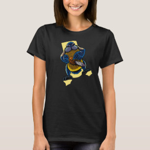 Camiseta Monster Animals Chainsaw Blue Tit