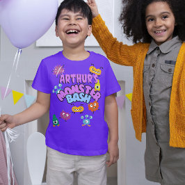 Camiseta Monster Bash Kids Halloween grupo de fiesta Alien