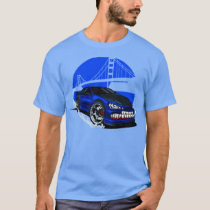 Camiseta Monster blue drift car