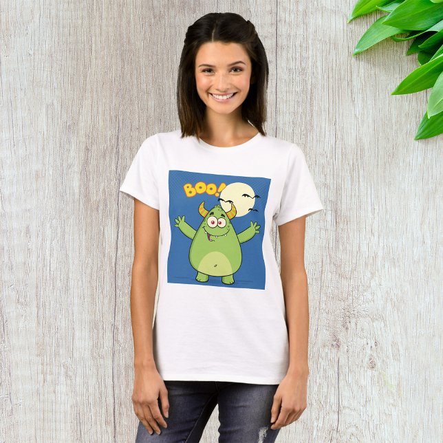 Camiseta Monster Boo Womens T-Shirt (Subido por el creador)