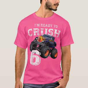 Camiseta Monster Camión 6º cumpleaños Regalo Niños a los qu