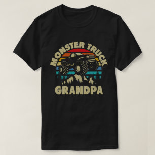 Camiseta Monster Camión Abuelo Costume Familiar
