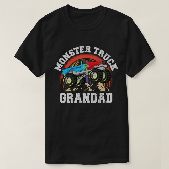 Camiseta Monster Camión Abuelo de la familia Matanza (Diseño del anverso)