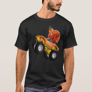Camiseta Monster Camión de pavo Vestido de niños niños niño