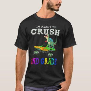 Camiseta Monster Camión Dinosaurio Rex Estoy listo para apl