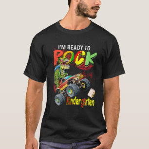 Camiseta Monster Camión Dinosaurios Estoy listo para rodar