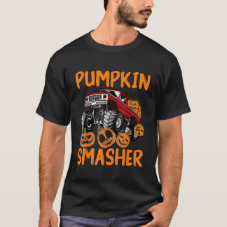 Camiseta Monster Camión Halloween Disstume Calabaza Smasher