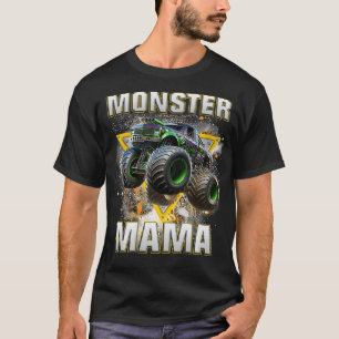 Camiseta Monster Camión Mamá Monstruo Es Mi Camión De Atasc