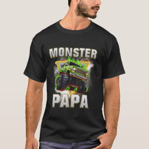 Camiseta Monster Camión Papa Monster Camión Son Mis Jam Boy