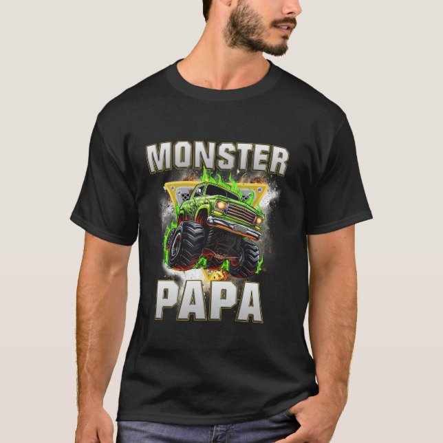 Camiseta Monster Camión Papa Monster Camión Son Mis Jam Boy (Anverso)