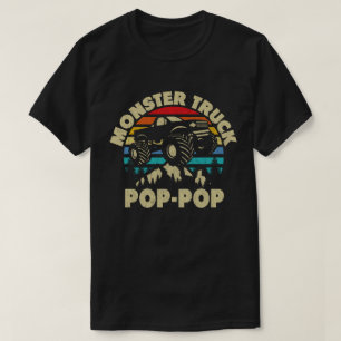 Camiseta Monster Camión Pop-Pop Familia Abuelo