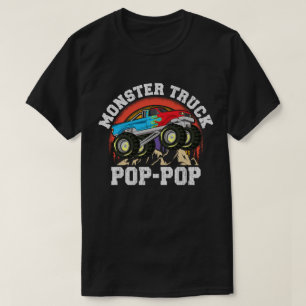Camiseta Monster Camión Pop-Pop Familia Abuelo