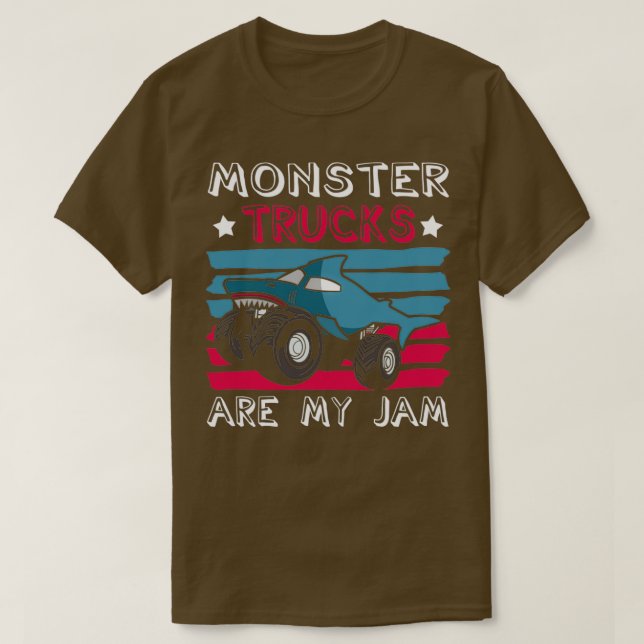 Camiseta Monster Camiones monstruo camión ventilador gasoli (Diseño del anverso)