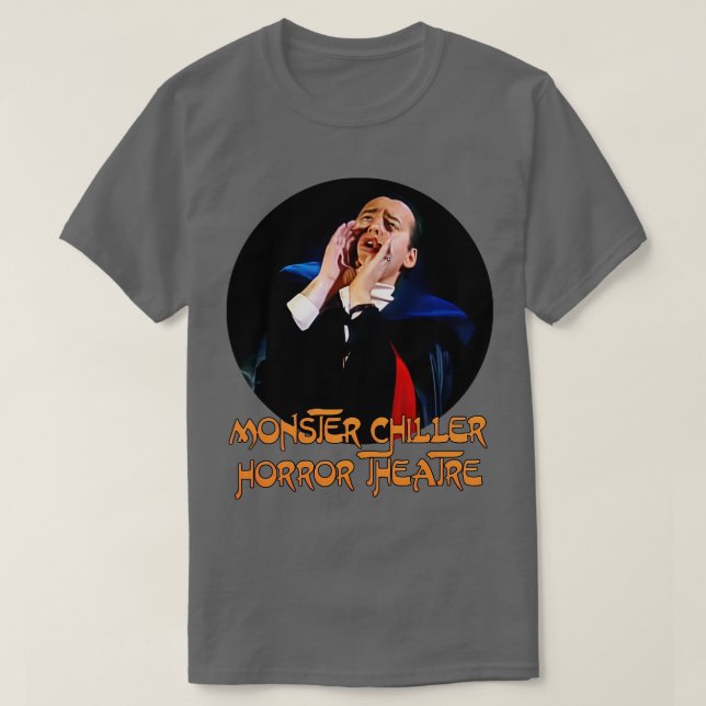Camiseta Monster Chiller Horror Theatre SCTV (Diseño del anverso)