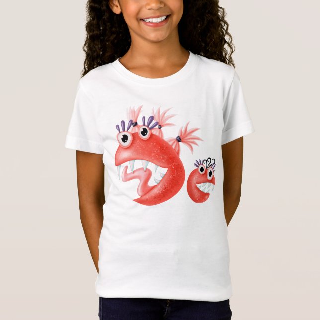 Camiseta Monster Crazy Cute (Anverso)