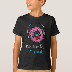 Camiseta Monster D.j. personalizado con el nombre de T-Shir