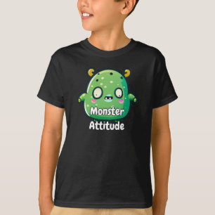 Camiseta Monster Divertido Guay Único Mejor Niño Elegante