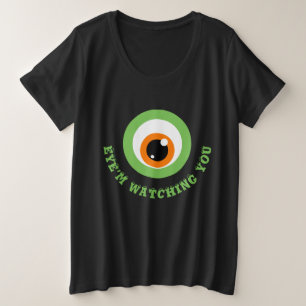 Camiseta Monster Eye Pun Plus Size