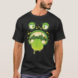 Camiseta Monster Face Costume Niños Halloween Adultos 1