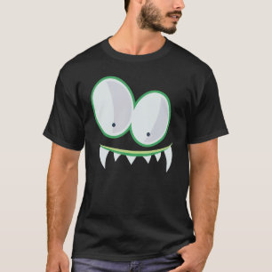 Camiseta Monster Face Costume Niños Halloween Adultos 17
