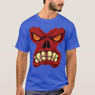 Camiseta Monster Face Lazy Halloween disstume Sterry Creepy