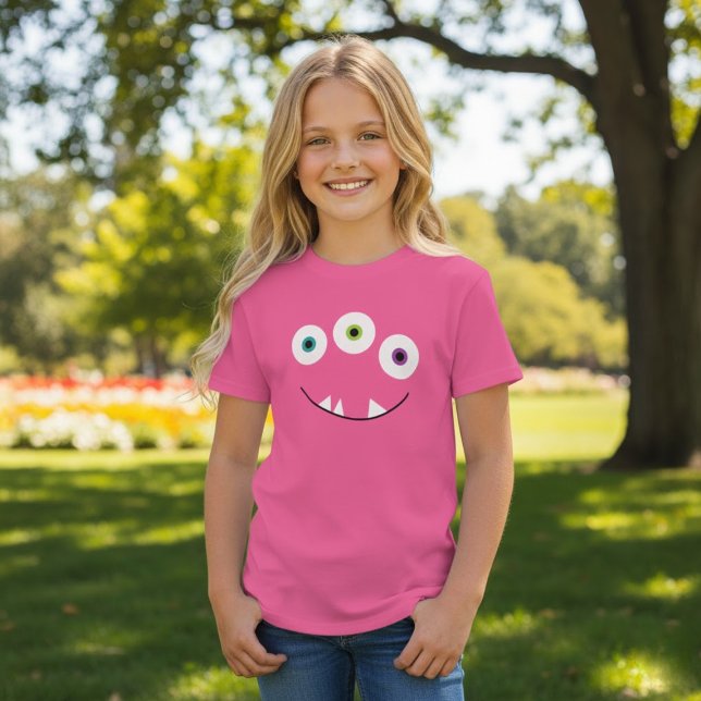 Camiseta Monster Face Tres Ojos (Subido por el creador)