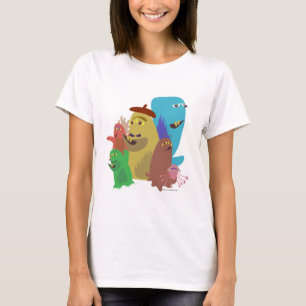 Camiseta Monster Friends Forever Character Personalizado Ar