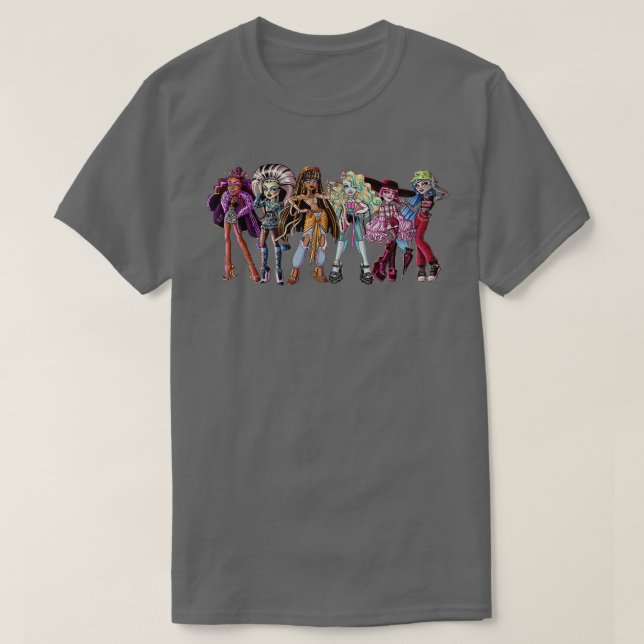 Camiseta Monster High FanartRedesign (Diseño del anverso)