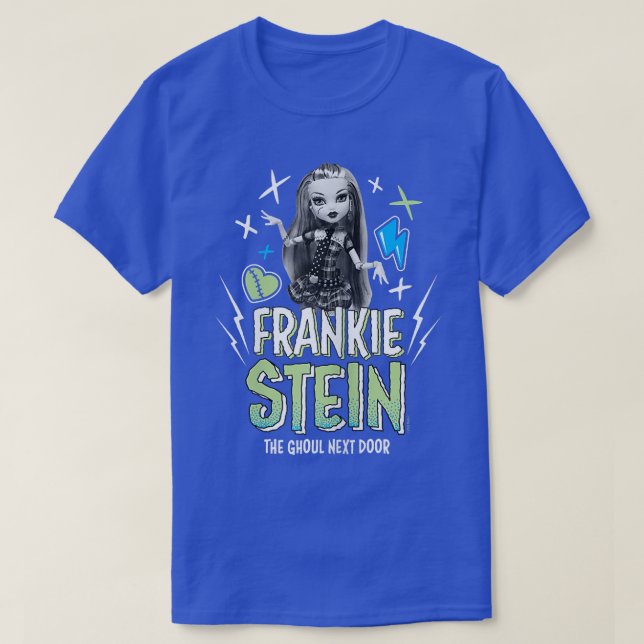 Camiseta Monster High Frankie Stein The Ghoul Net Door (Diseño del anverso)