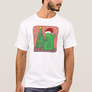 Camiseta Monster Holiday Curiosas Criaturas Navidades Motto
