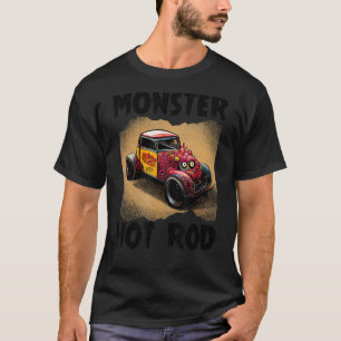 Camiseta Monster HotRod con los ojos Rat Rod Street de Hall