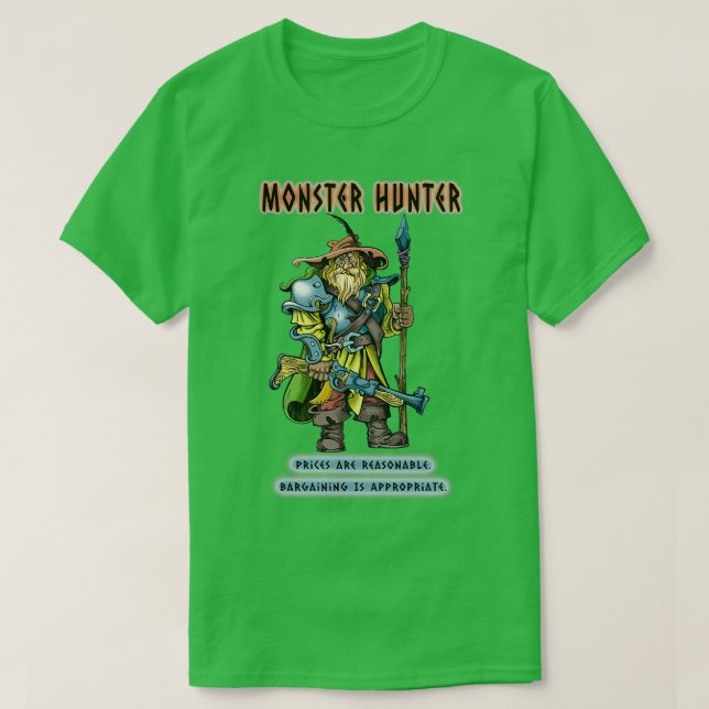 Camiseta Monster Hunter (Diseño del anverso)