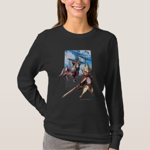 Camiseta Monster Hunter Rise: Palico&palamute