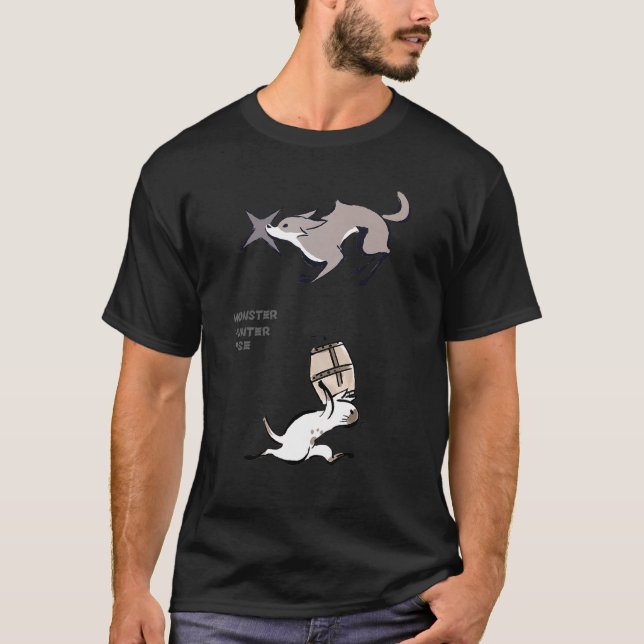 Camiseta Monster Hunter Rise Palico&palamute (Anverso)
