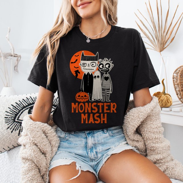 Camiseta Monster Mash Halloween Criaturas Spookie Cute (Subido por el creador)