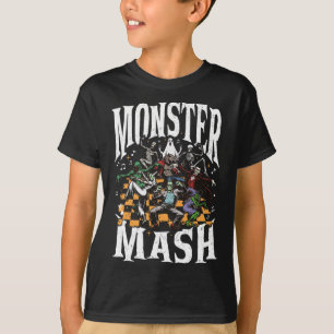 Camiseta Monster Mash Retro Halloween Funny Monster Spooki