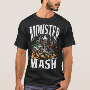 Camiseta Monster Mash Retro Halloween Funny Monster Spooki